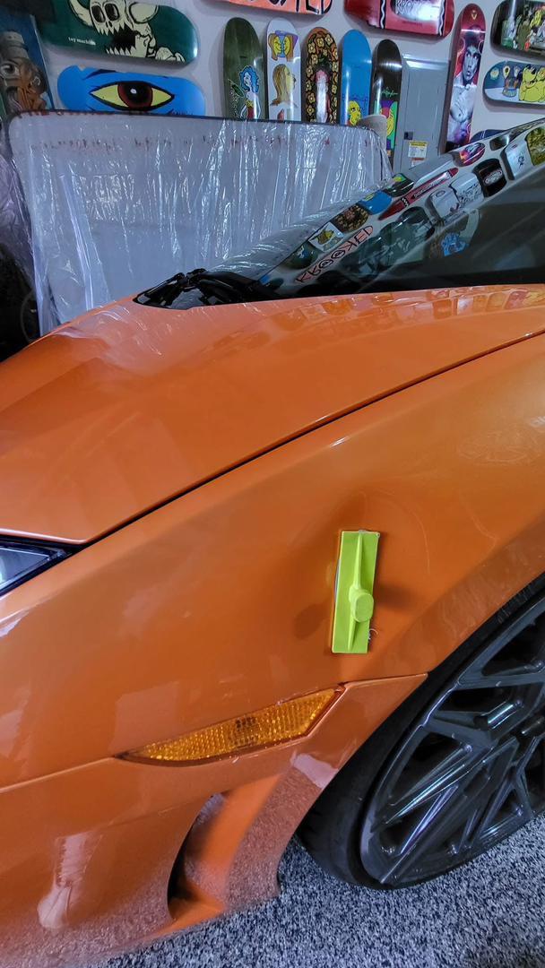 customer ferrarri dent fix on ferrari