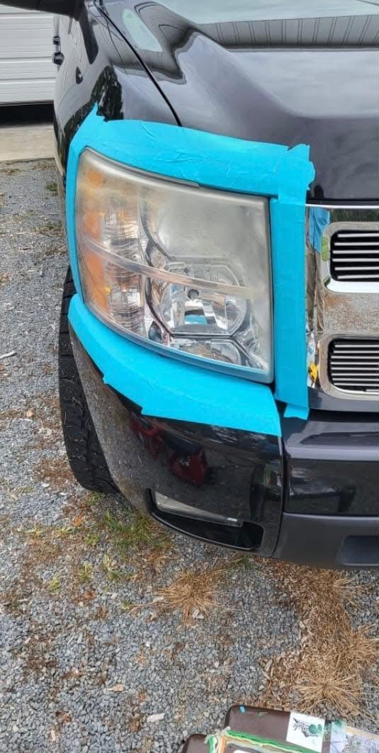 headlight before pdr headlight before result